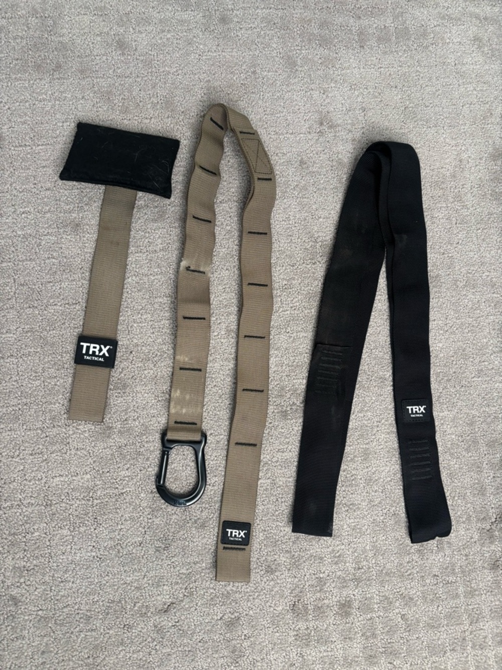 TRX Tactical Men’s Suspension Straps — Black & Military Green (LG Loops)